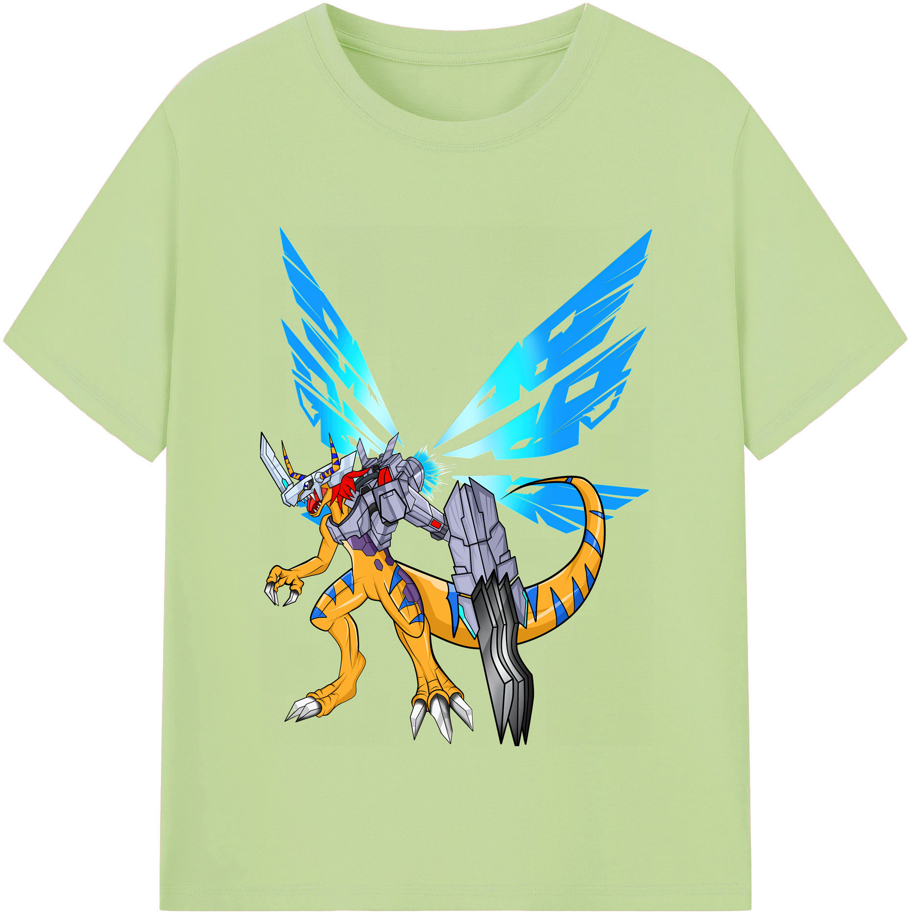 （画像用） Digimon デジタルモンスター/デジモン 綿100％半袖Tシャツ（フロントプリント）
